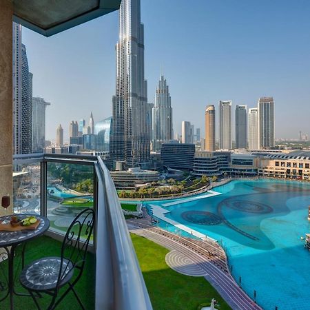 Durrani Homes - Luxe Living With Burj Khalifa And Fountain View - Third Room Without Partition Dubai Exteriör bild