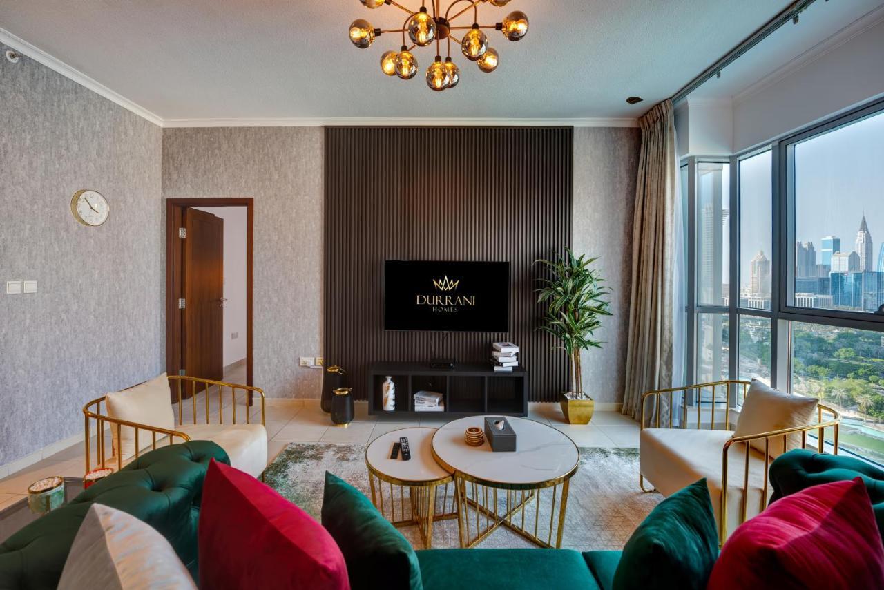 Durrani Homes - Luxe Living With Burj Khalifa And Fountain View - Third Room Without Partition Dubai Exteriör bild