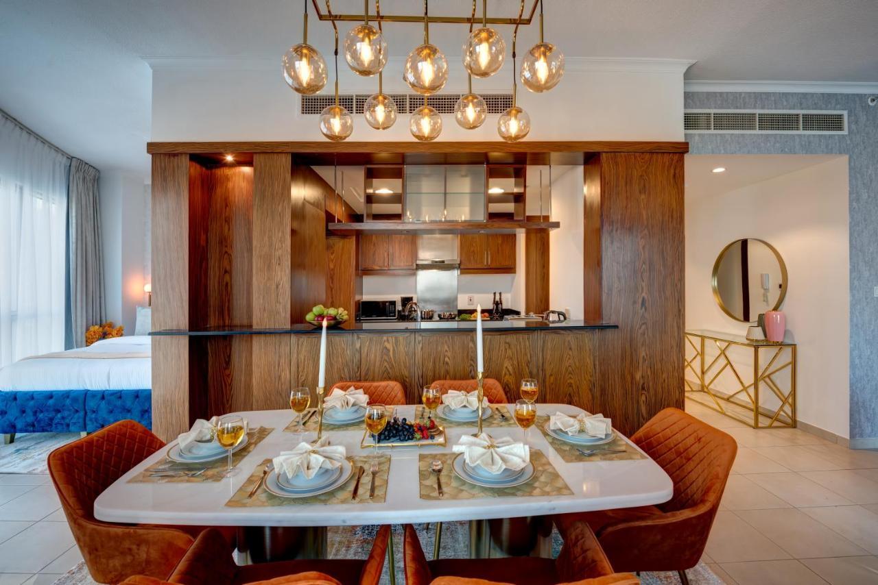 Durrani Homes - Luxe Living With Burj Khalifa And Fountain View - Third Room Without Partition Dubai Exteriör bild